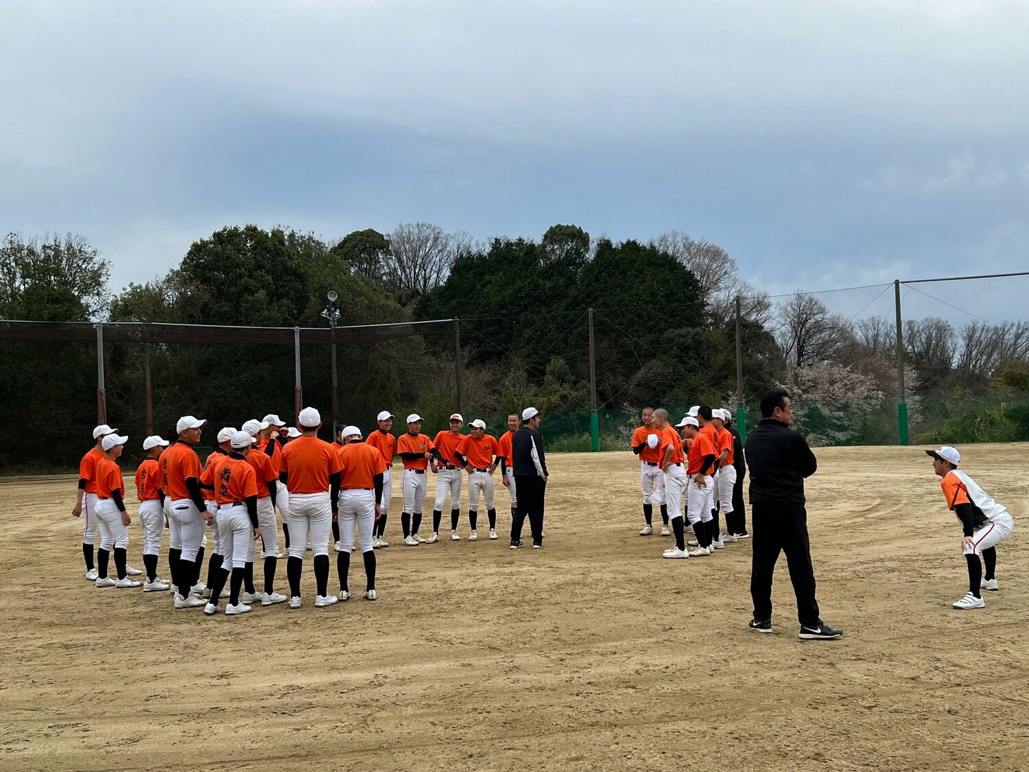 現在の生駒ボーイズのトレーニング風景　©Takeshi Shimizu