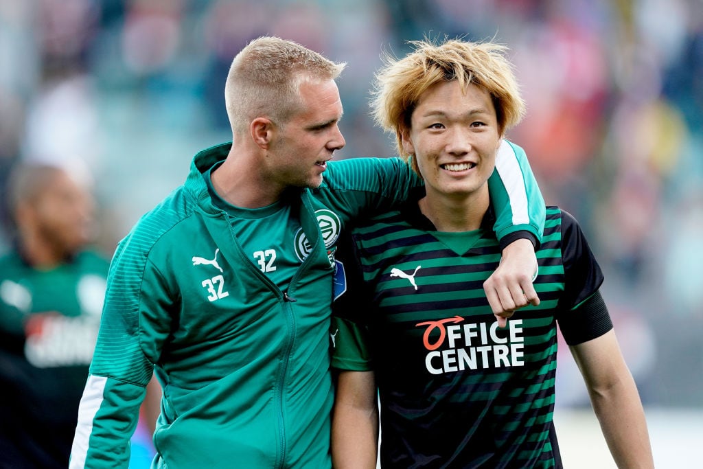 2019年、フローニンゲン時代の板倉　©Getty Images