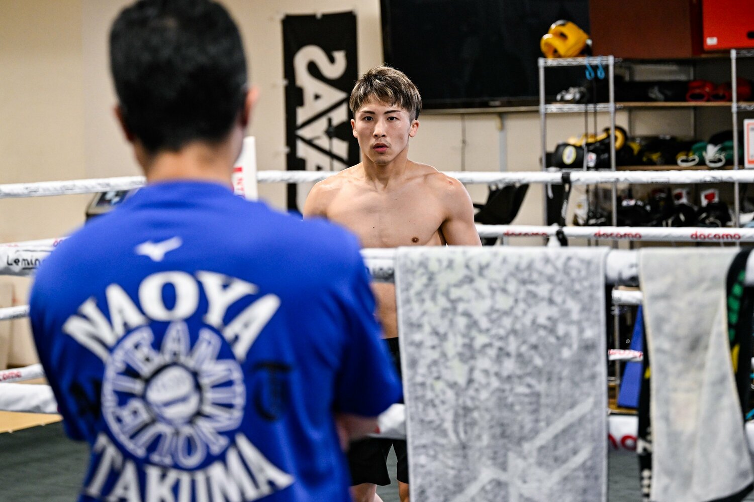 父・真吾さんと二人三脚で励んだ練習が尚弥の基礎になっている　©︎Hiroaki Yamaguchi