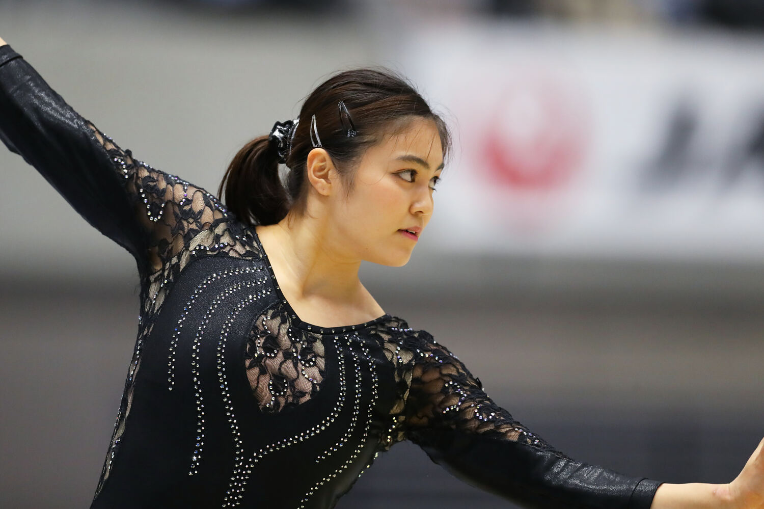 武庫川女子大時代の土橋さん ©AFLO