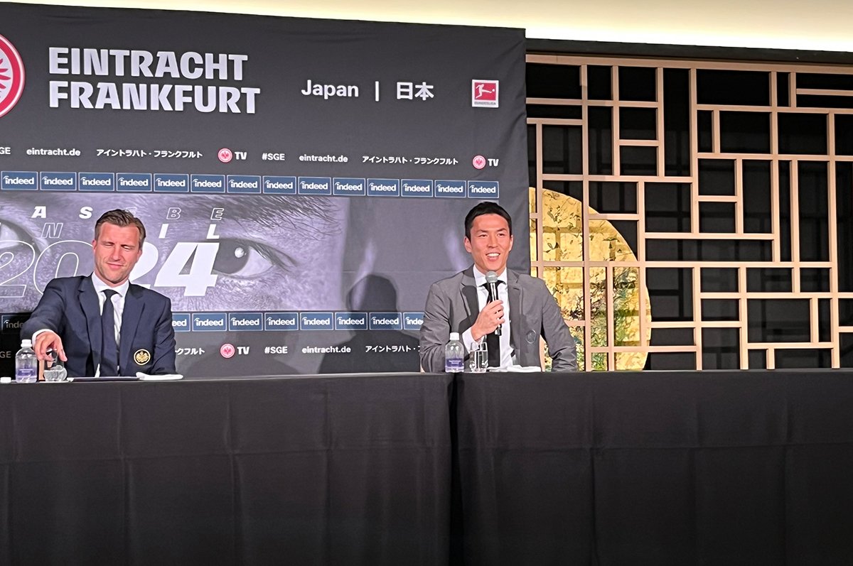 会見の様子　©Yusuke Mimura