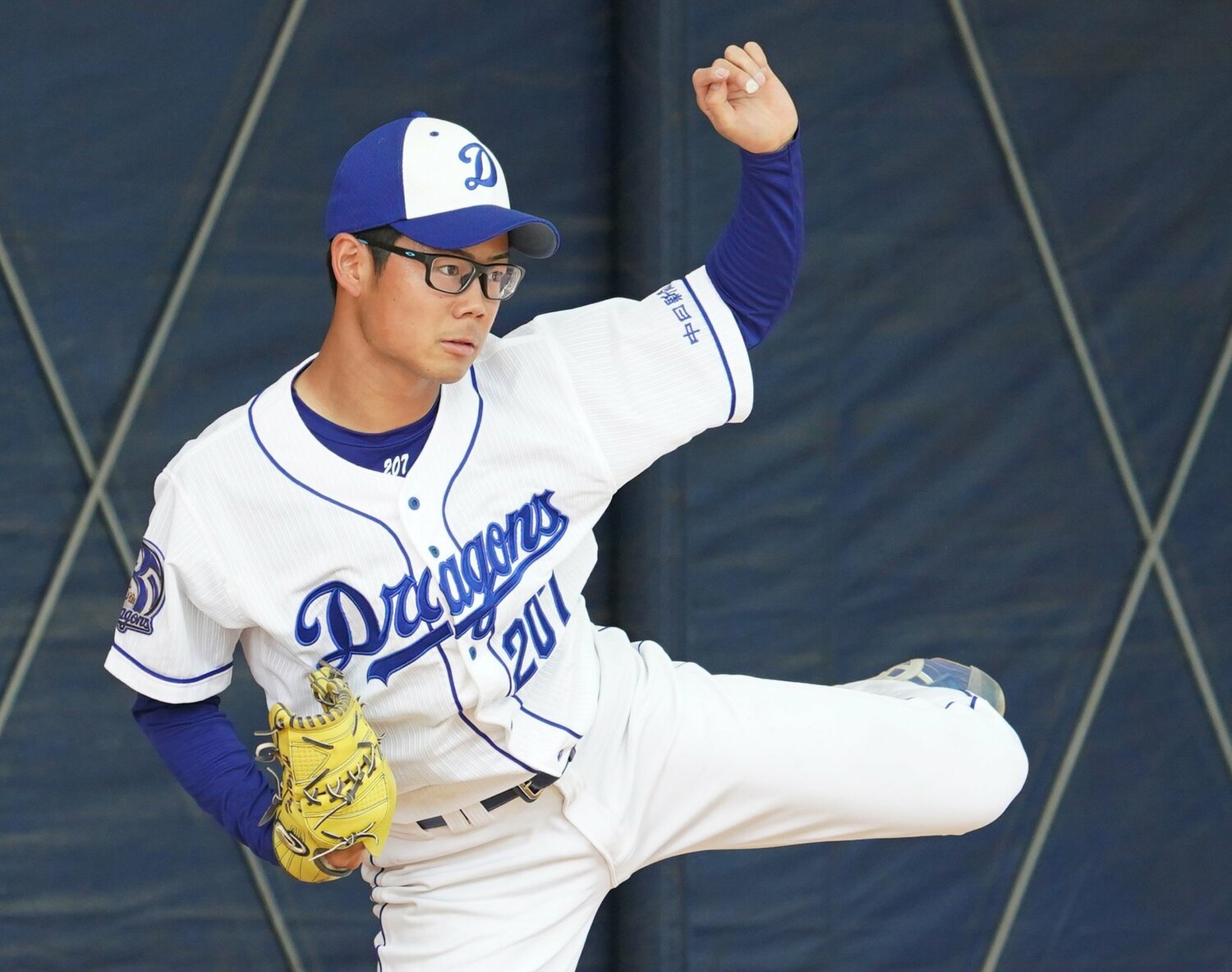 プロ1年目の春季キャンプにて　©Sankei Shimbun