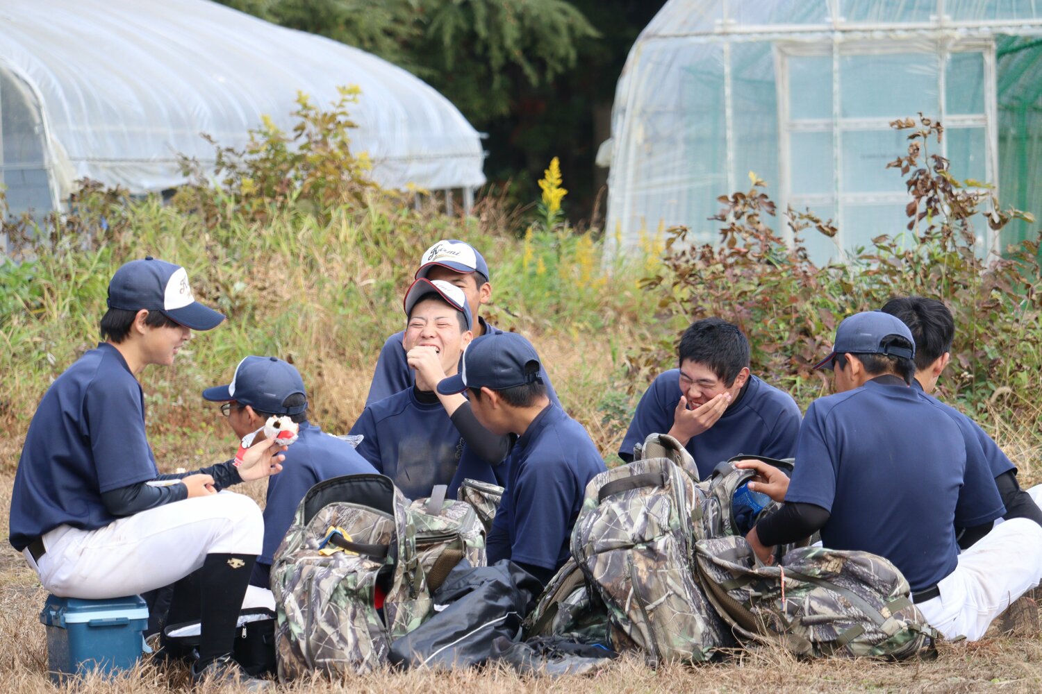 加美農野球部の様子 ©Yuki Kashimoto