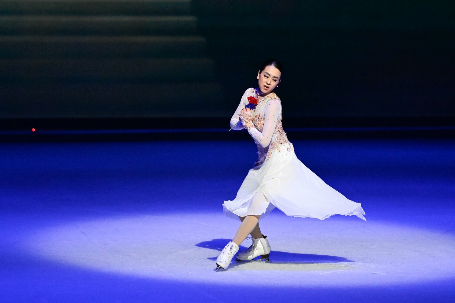 母への思いを胸に滑る「キス・ザ・レイン」　©︎Asami Enomoto