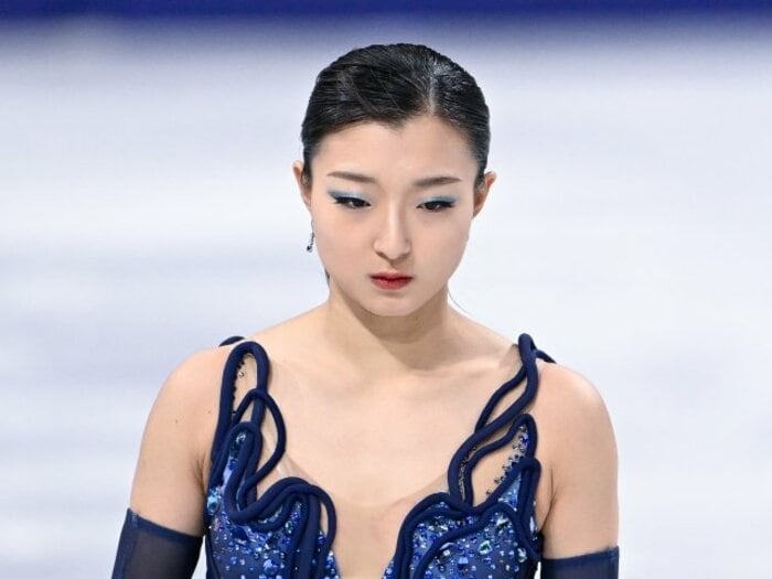 「やばい泣きそう…」坂本花織25歳の“意外な素顔”「17歳で五輪初出場」「りくりゅうの結果を聞いて…」超陽気キャラが話題、フィギュア団体ウラ側＜Number Web＞ photograph by Asami Enomoto / JMPA