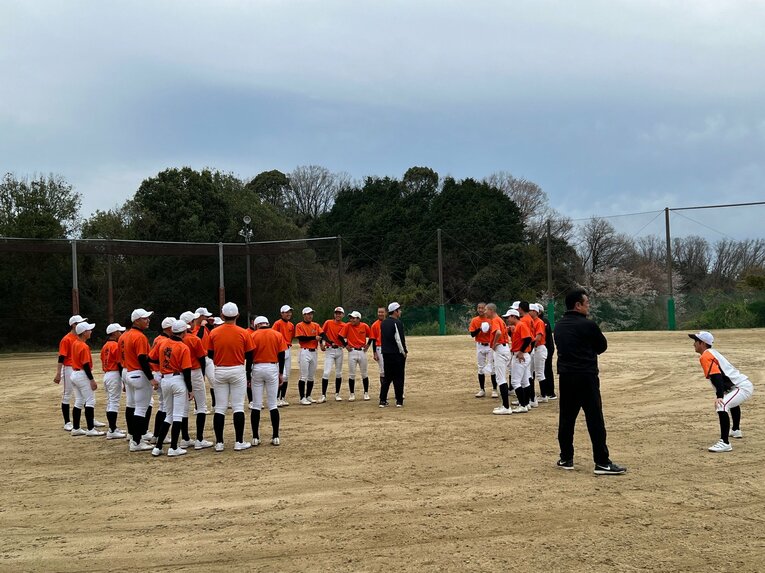 現在の生駒ボーイズのトレーニング風景　©Takeshi Shimizu