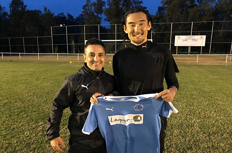 オーストラリアの独立リーグ、ウロンゴン・オリンピックへの入団が決まった長谷川。Jクラブとは比べ物にならない環境ではあるが、希望に満ち溢れていた。 ／ photograph by Yu Hasegawa