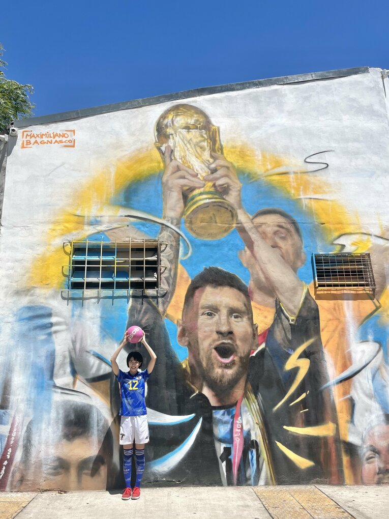 アルゼンチンを訪れた際の眞嶋さん　※本人提供