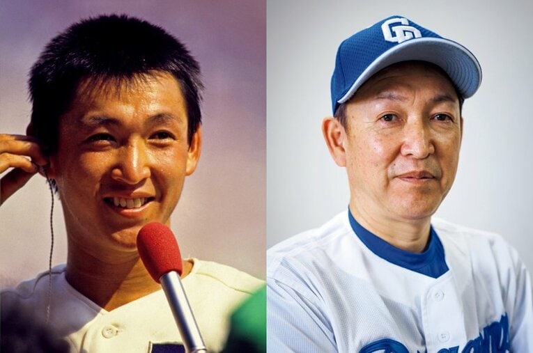 甲子園で全国制覇を果たしたPL学園時代を語った中日・立浪和義監督 ／ photograph by Katsuro Okazawa / Kiichi Matsumoto