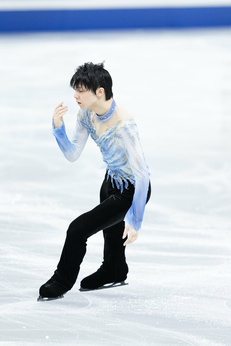 2021-2022シーズンのショートプラグラム『序奏とロンド・カプリチオーソ』　©Asami Enomoto