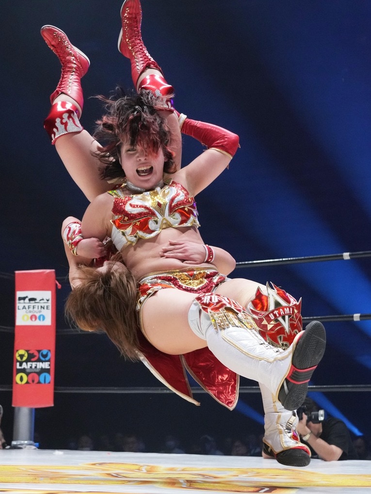 林下詩美の水車落とし　©Essei Hara