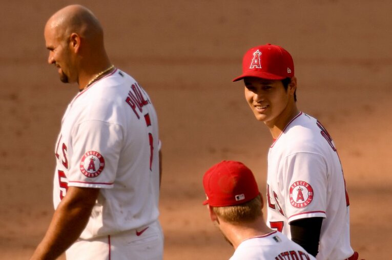 難しいシーズンになった2020年の大谷翔平。「焦らないようにはしていない」と語った ／ photograph by Getty Images