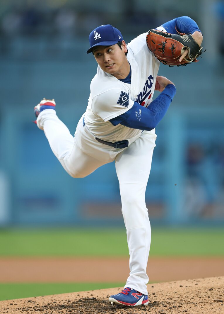 現地3日パドレス戦で登板した大谷翔平　©︎Getty Images