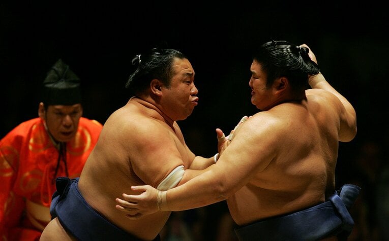 現役時代の千代大海　©Getty Images