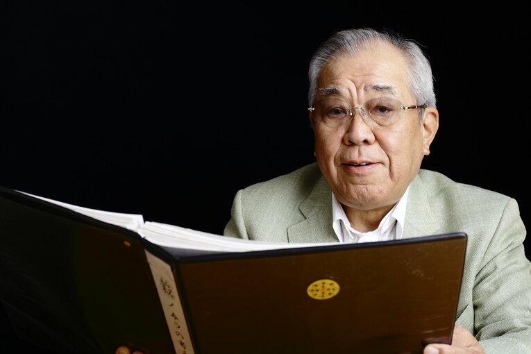 楽天監督時代の野村　©Tamon Matsuzono