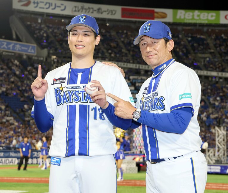 三浦監督からは、初勝利を祝福しつつも課題を指摘されたという　©Sankei Shimbun