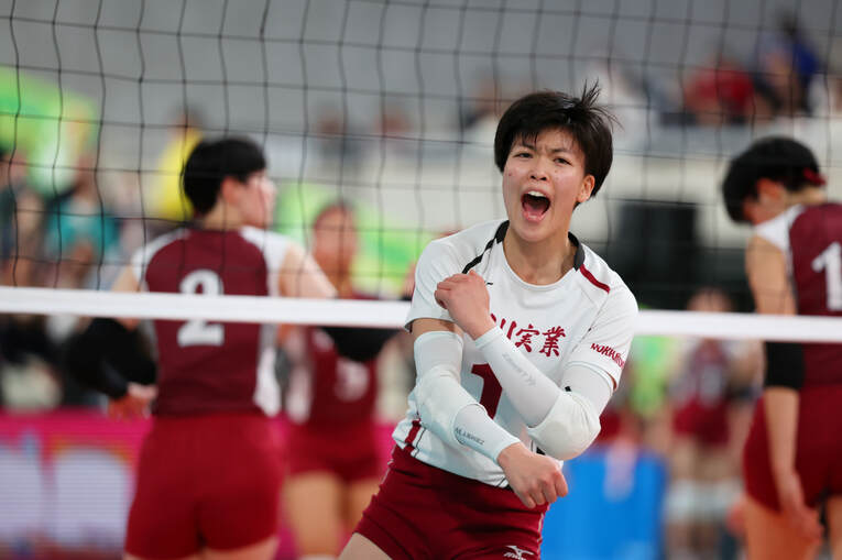 前評判通りの活躍を見せた旭川実業・笠井季璃（3年）©︎Yohei Osada/AFLO SPORT