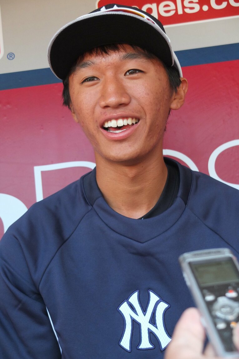 日本人最高順位での指名とあって入団当時は多くの期待を集めた　©JIJI PRESS