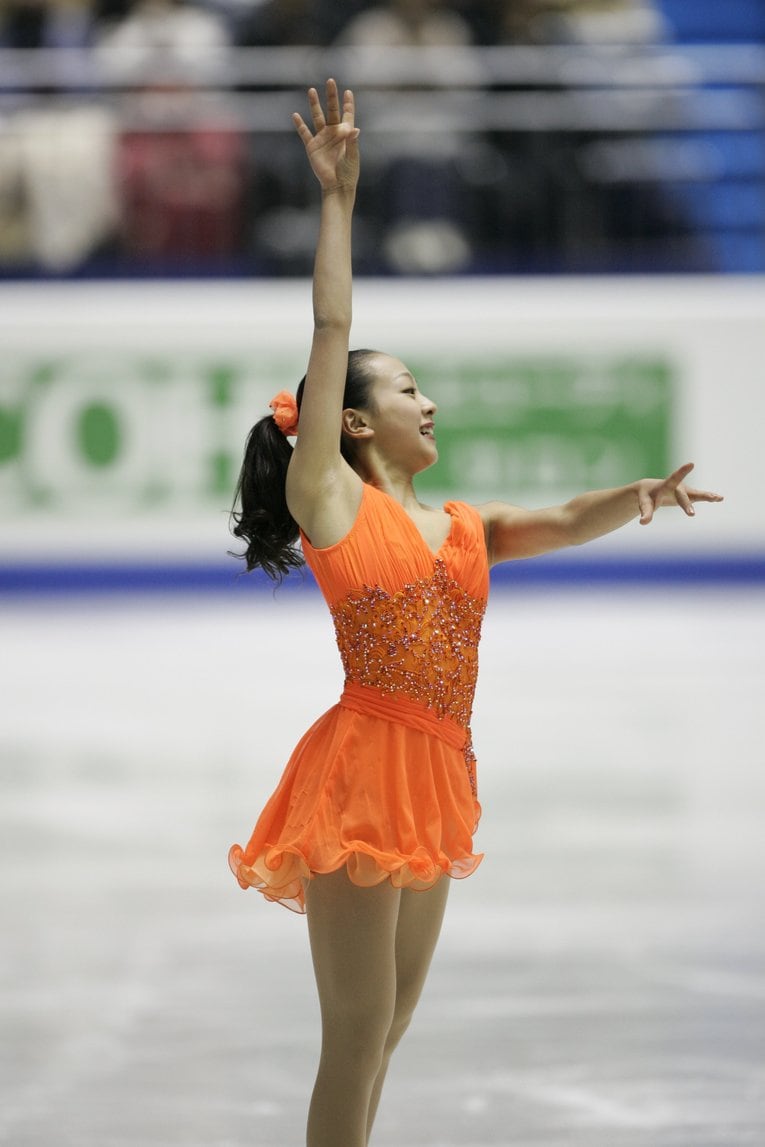 15歳の浅田真央（2005年グランプリシリーズ　中国杯）　(C)Takuya Sugiyama