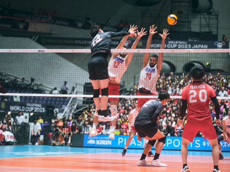 石川祐希（パリ五輪予選トルコ戦）©︎Yuki Suenaga