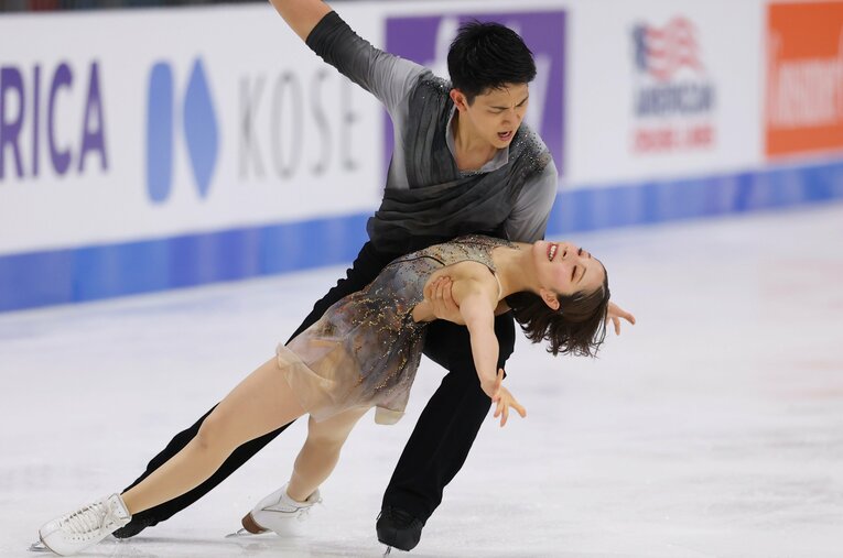 りくりゅうが優勝を果たしたスケートアメリカフリーの演技 ／ photograph by Getty Images