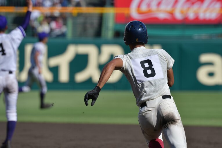 第100回大会決勝戦での大阪桐蔭・藤原　©︎Hideki Sugiyama