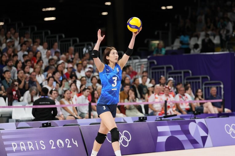 古賀紗理那（パリ五輪 ポーランド戦）©︎Kaoru Watanabe/JMPA