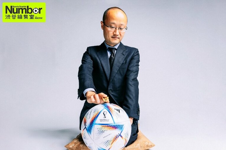 将棋とサッカー、戦いの種目は違えど、勝負師ならではの戦術論を語った渡辺名人 ／ photograph by Kiichi Matsumoto