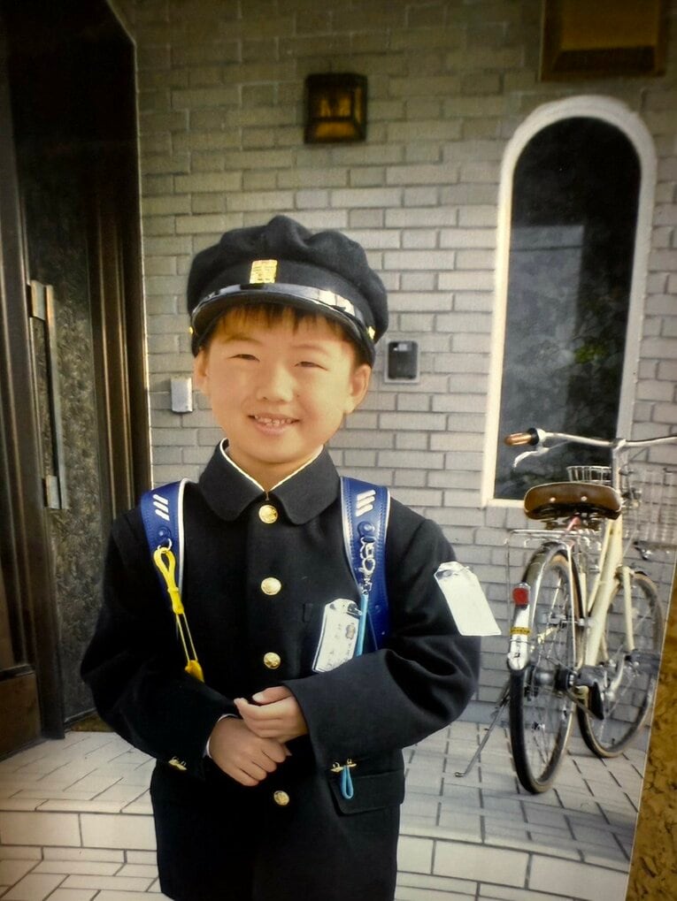 幼少期の立石正広（写真／優華さん提供）