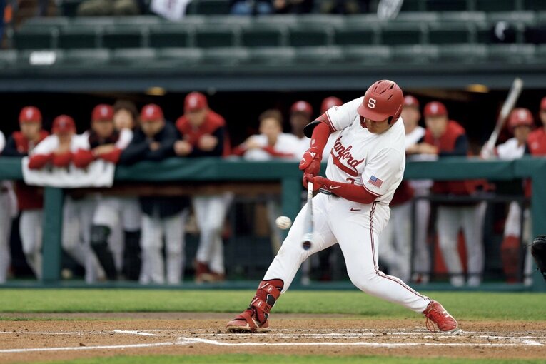 スタンフォード大での最初のシーズンは全52試合に出場し、打率.269、7本塁打の成績だった　©Yukihito Taguchi