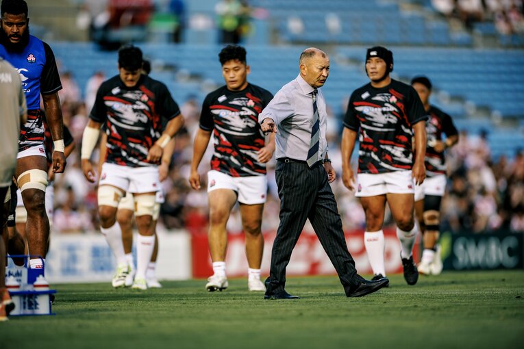 エディー・ジョーンズHC　©︎Kiichi Matsumoto