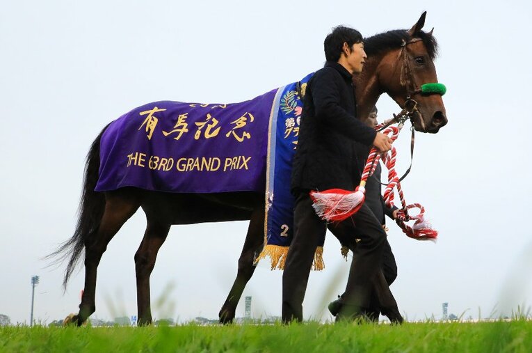 2018年の有馬記念を制したブラストワンピースだが、引退後は種牡馬ではなく乗馬になることが発表された ／ photograph by AFLO