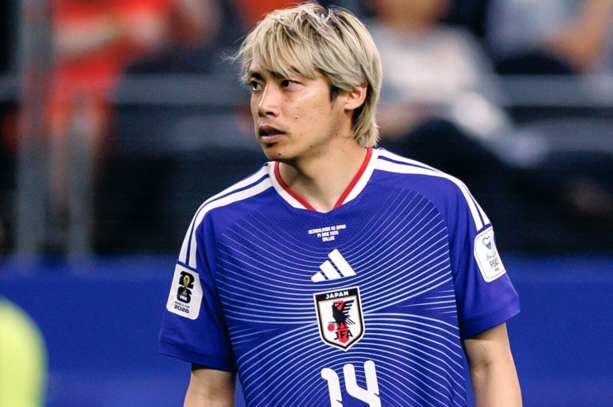 貴重！L サッカー日本代表　レイントップ W杯チュニジア戦・久保建英ケガの穴は埋まるはず「右で生きる伊東純也
