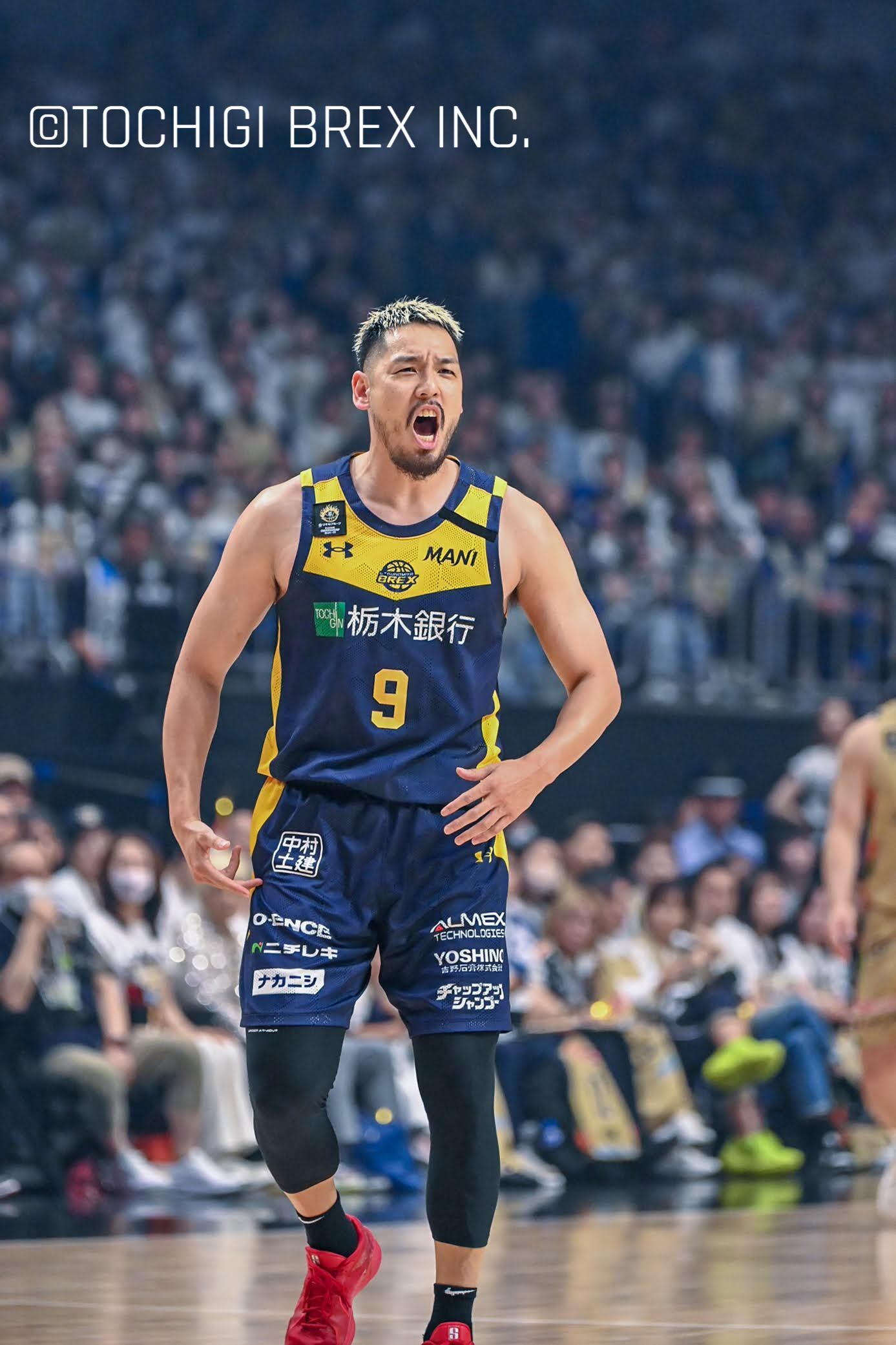 ブレックスの遠藤。今年で36歳になるベテランだが、チームに欠かせない存在となっている　©TOCHIGI BREX INC.