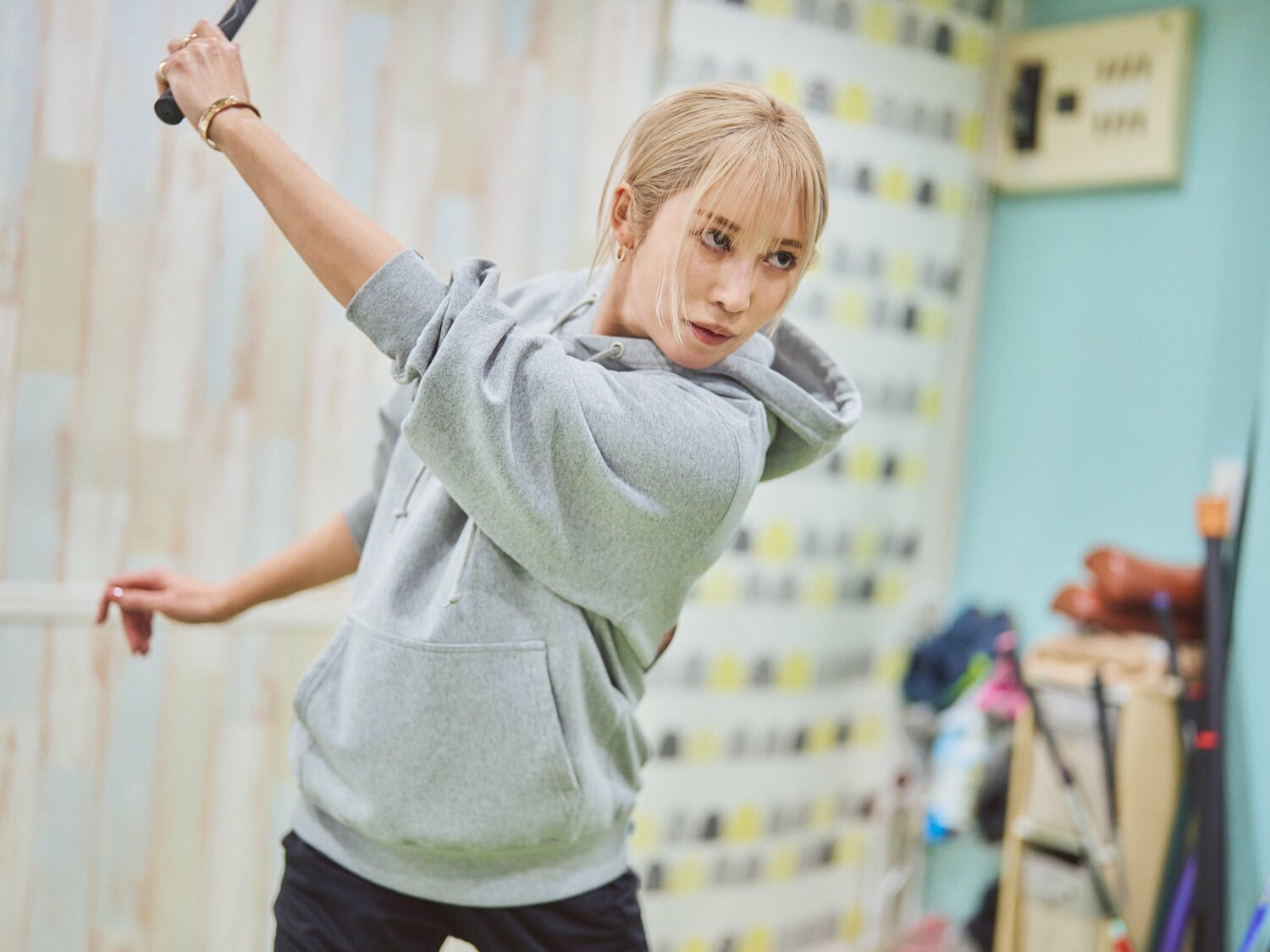 インタビュー後、トレーニングに向かった金田 ©︎Taichi Chiba