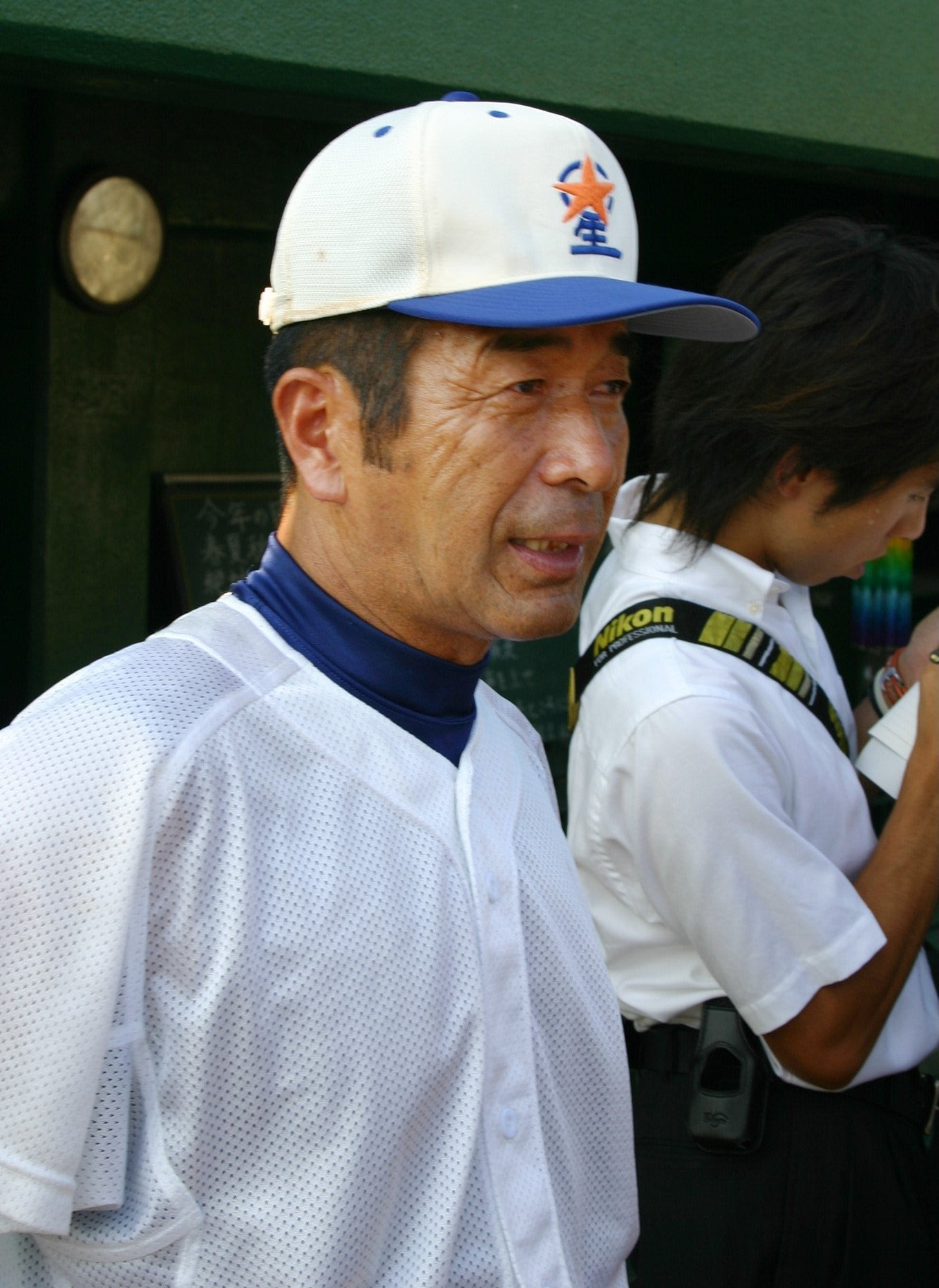 当時、星稜を率いていた山下元監督 ©JIJI PRESS