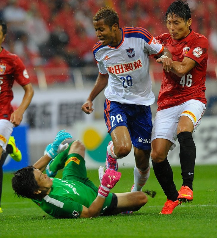 3位：西川、森脇らが奮闘した2014年の浦和／659分©Toshiya Kondo