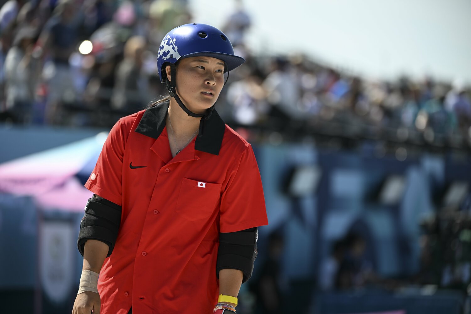 東京五輪金メダリストの四十住だったが、ケガの影響もありパリでは予選落ちに終わった　©Asami Enomoto/JMPA