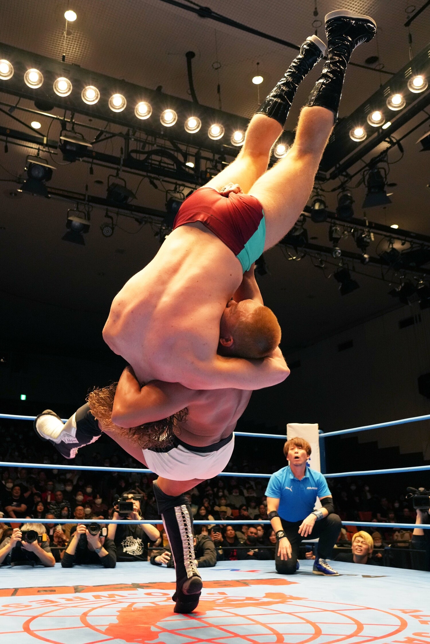 この日のフィニッシュはノーザンライトボムだった　©Essei Hara