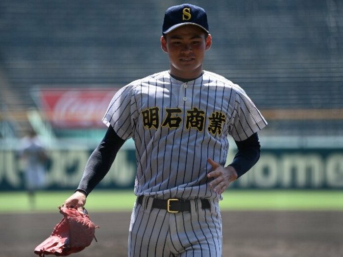 明石商・中森俊介は完成形ではない。狭間監督の厳しい言葉にホッとする。＜Number Web＞ photograph by Naoya Sanuki