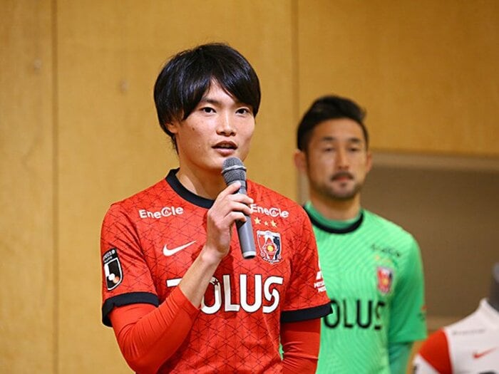 田中達也「田中達也さんとレッズに憧れ…」 ポジショナルプレーなど戦術愛を熱弁【浦和加入インタビュー】＜Number Web＞ photograph by URAWA REDS