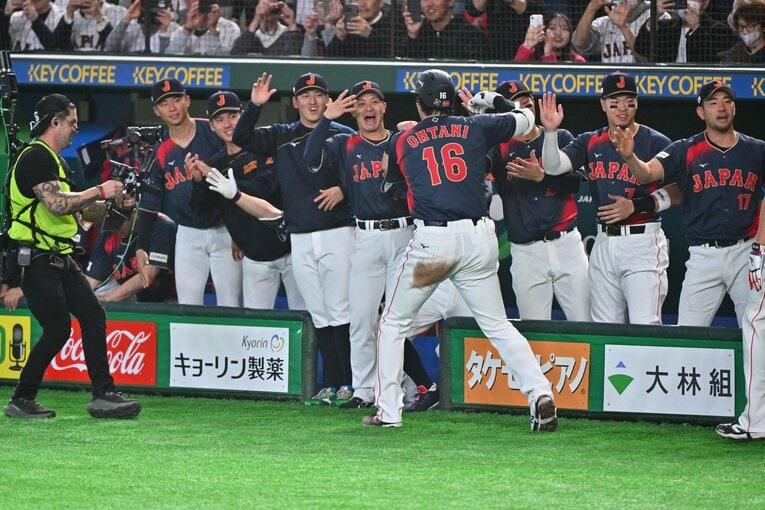 台湾戦の満塁ホームラン【8枚目／全11枚】　©Hideki Sugiyama