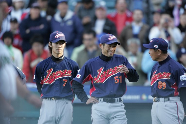 西岡剛、イチロー、王貞治（2006年WBC）　©︎Naoya Sanuki