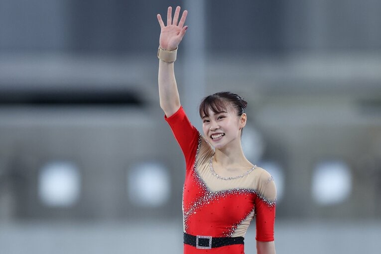 現役生活に一区切りをつけた6月の種目別選手権の様子　©Getty Images