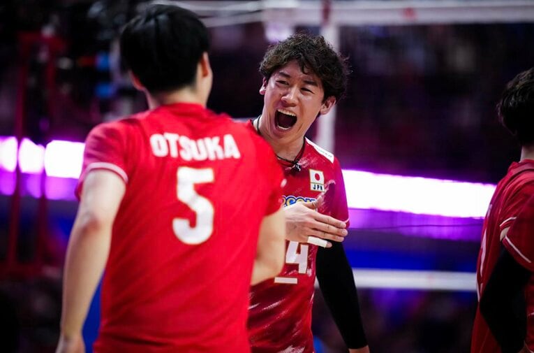 石川祐希（VNLイタリア戦）©Volleyball World