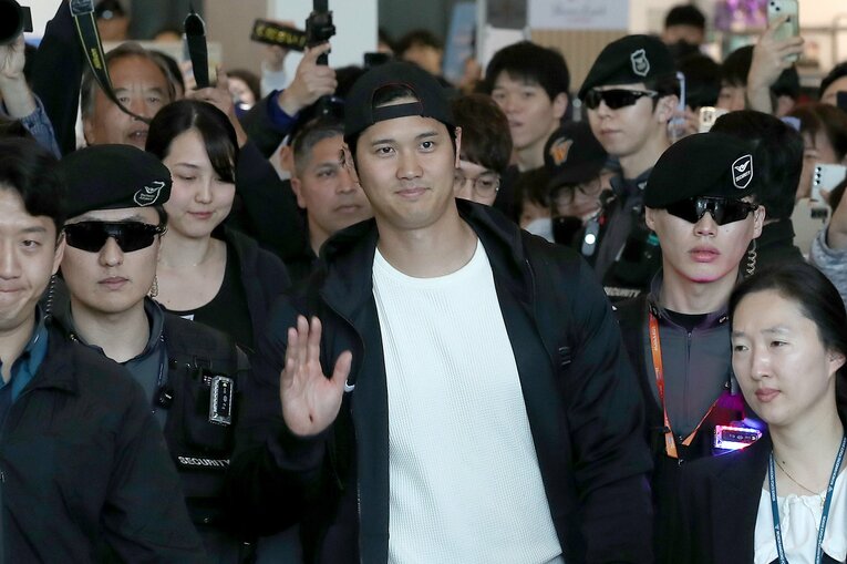 大勢の警備員が配備された　©Getty Images