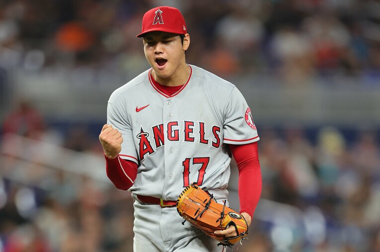 投手・大谷は6月の間、5試合に先発して4勝1敗、防御率1.52の成績を残した　©Getty Images