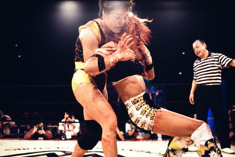 北斗晶vs神取忍。1993年4月2日、横浜アリーナ