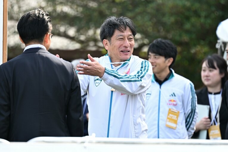 なぜ…？青学大の原監督の姿も予選会に　©Yuki Suenaga