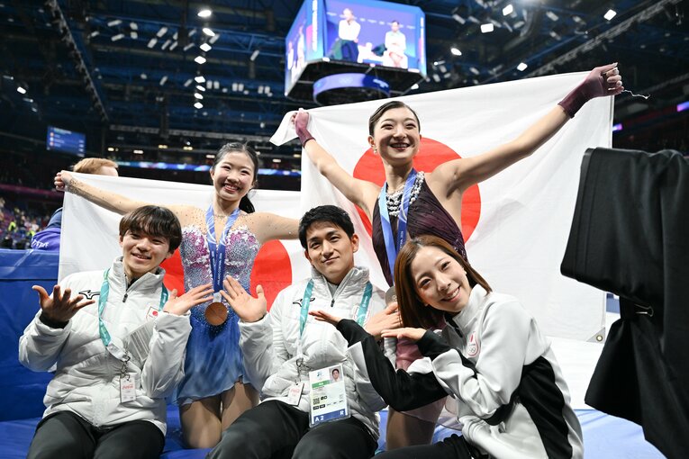 ミラノ五輪女子シングルフリー【スワイプするとそのほかの写真もご覧になれます】　©Asami Enomoto／JMPA